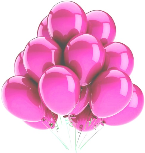 Metalické balóny RUŽOVÉ 12 ks FUCHSIA VEĽKÉ 30 CM