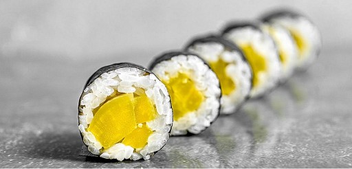 Takuan Daikon reďkovka na sushi, nakrájaná na plátky 350 g
