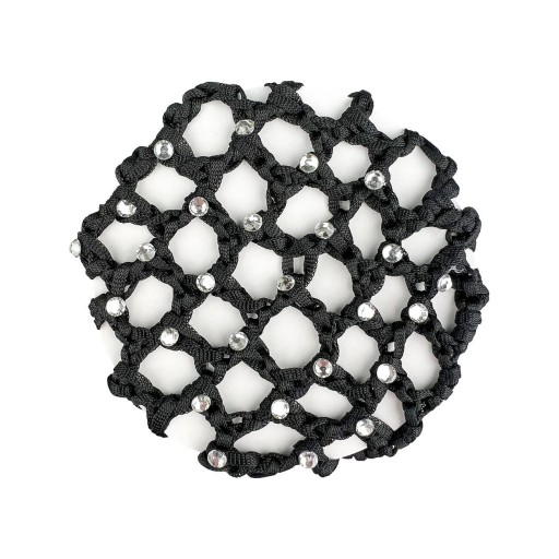 YORK Sieťka na vlasy CRYSTALS čierna