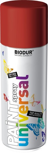 FARBA SPREJ ČERVENÁ SIGNAL BIODUR RAL 3002 400 ml