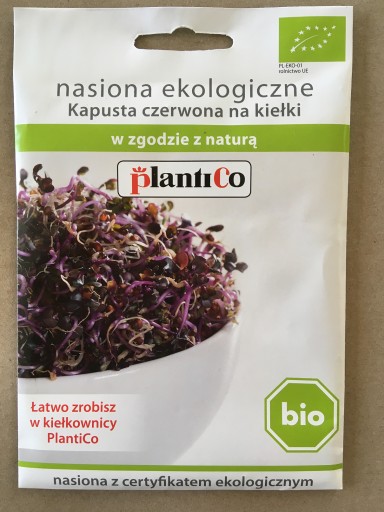 BIO semená klíčkov - Červená kapusta 10g