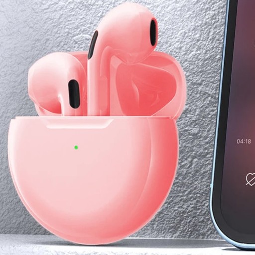 BEZDRÔTOVÉ SLÚCHADLÁ PRO 6 BLUETOOTH 5.3 + POWERBANK + KÁBEL USB TYPU C