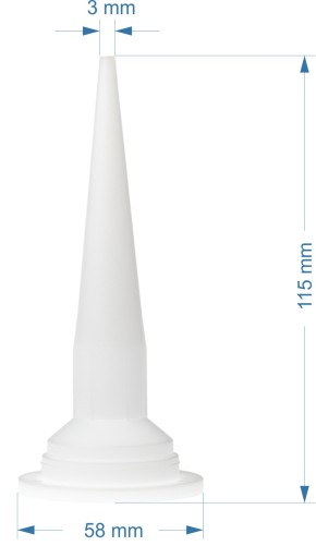 Silikónová koncovka - klobása 600ml