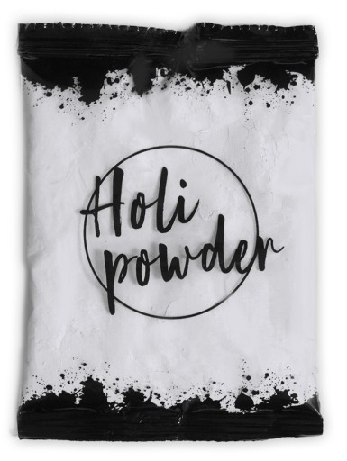 Holi Powder color powder HOLI Festival farieb BIELA