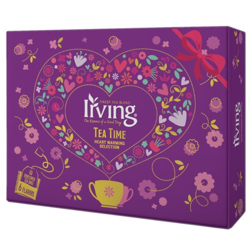 Čajová kolekcia Heart Tea Time 30 x 1,75 g Irving