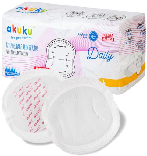 Akuku A0160 DENNÉ LAKTAČNÉ VLOŽKY 60 KS