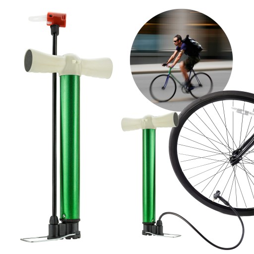 Pevná cyklistická pumpa s hadičkou na cyklistické lopty Univerzálny mix farieb
