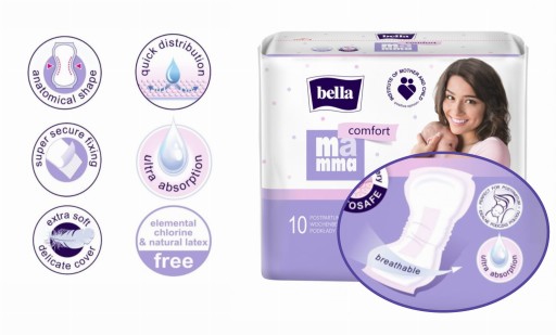 BELLA MAMMA COMFORT PÓRODNÉ VLOŽKY 10 KS