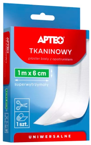 LÁTKOVÁ omietka s Apteo obväzom 1m x 6 cm