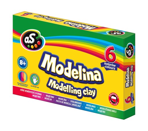 AS modelovacia hmota, 6 farieb