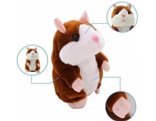 TALKING MOCCING HAMSTER maskot na batérie