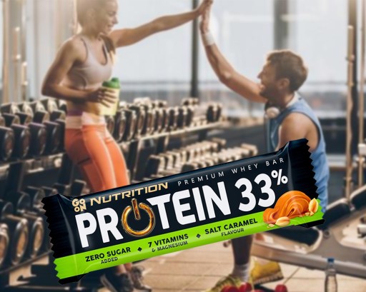 NUTRITION GO ON PROTEIN BAR 33% 50g WPC PROTEIN IZOLÁT BEZ CUKRU