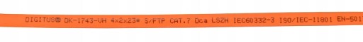 DIGITUS Kábel Twisted pair S/FTP cat.7 LSOH 100% Cu