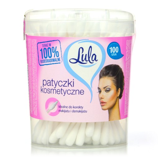 Vatové tyčinky Lula 100 ks.