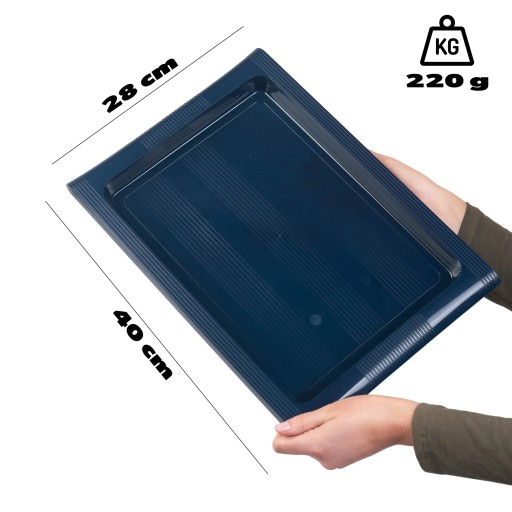 KUCHYŇSKÝ PLÁN PLASTOVÝ ČAŠNÍK TYČOVÝ PLÁN VEĽKÝ NAVY 40x28cm