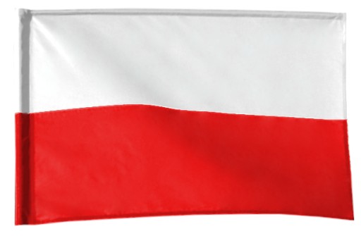 POĽSKÁ VLAJKA POĽSKO BIELA ČERVENÁ S TUNELOM NÁRODNÝ VÝROBCA 125x75