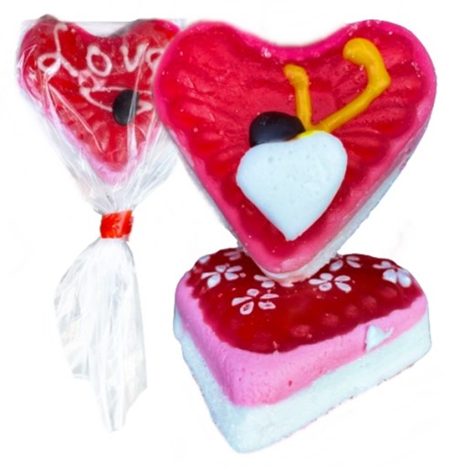MALÉ SRDCE Valentínske želé Plumeria 45g