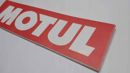NÁLEPKA MOTUL S LOGOM NÁLEPKA VEĽKÁ POLOMATNÁ 28 x 7,5 cm