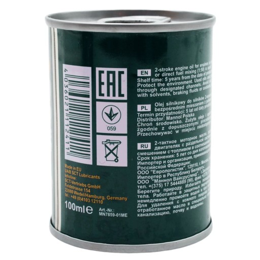 Motorový olej 7859 Mannol 2-Takt Agro pre HSQ 100ml