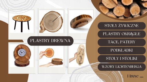 PLÁSOK KONSKÉHO DREVA, ELIPTICKÝ, ŠIKMÝ, 25-30 CM, DEKORATÍVNY PODNÁK, DREVO