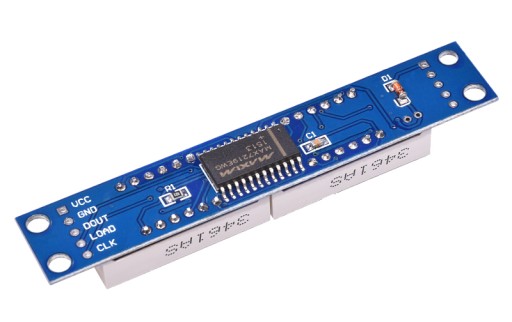 Osemmiestny displej MAX7219 0,36