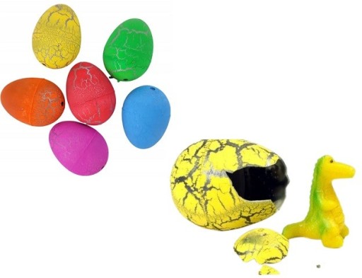 VAJEČNÝ DINOSAUR VAJÍČKA Vyliahnutie Rastúci dinosaurus