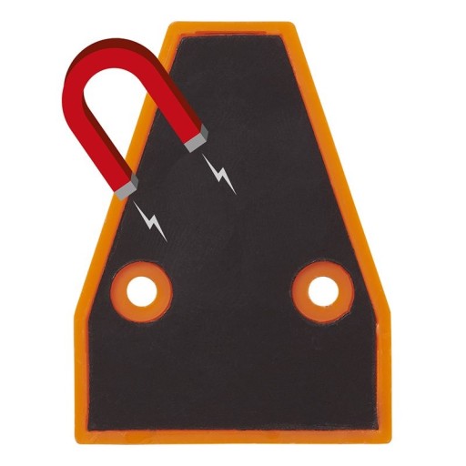 Kempingová vodováha v tvare dvojitého kríža s magnetom