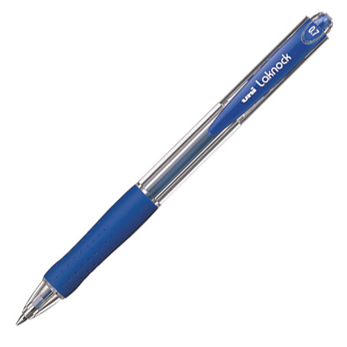 Laknock modré UNI SN-100 vysúvacie guľôčkové pero