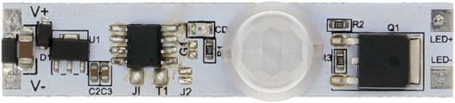 PIR spínač pohybový senzor pre LED pásy Profil 8A 12V DC