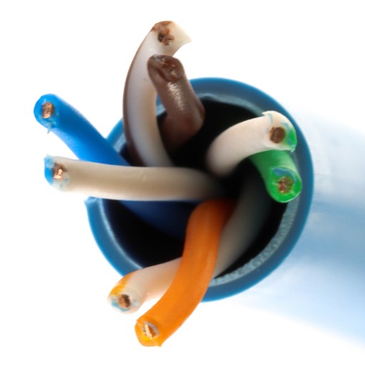 LAN kábel, krútená dvojlinka, CAT 6 UTP vodič, 1m - Telegartner