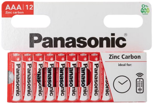 PANASONIC AAA R3 1,5V BATÉRIE DÁTUM EXPIRÁCIE 2024