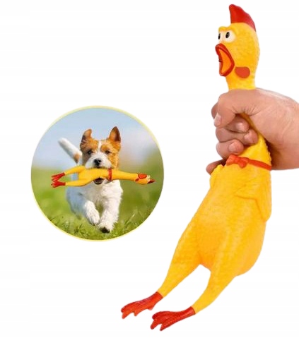 VEĽKÁ HRAČKA PRE PSA PIKAJÚCE KURČA 38 CM