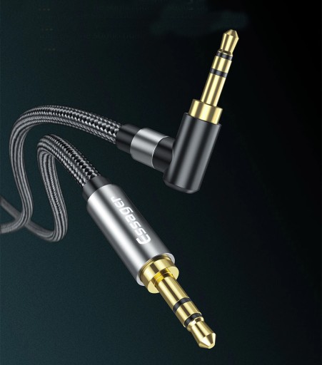 Uhlový AUX AUDIO MINI JACK Kábel 3,5 mm Stereo 1,5 m