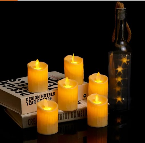 LED VLOŽKA SVIEČKY PRE SKVELÝ EFEKT PLAMEŇA SVIEČKY SVIEČKA 11CM SADA BATÉRIÍ