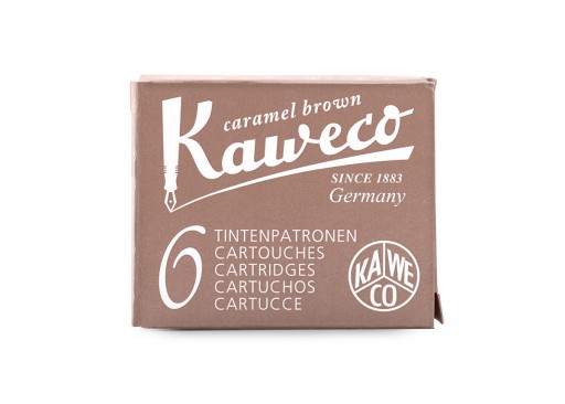 Atramentové náplne - Kaweco - Caramel Brown, 6 ks