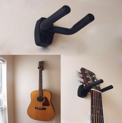 Nástenný držiak na gitaru + skrutky