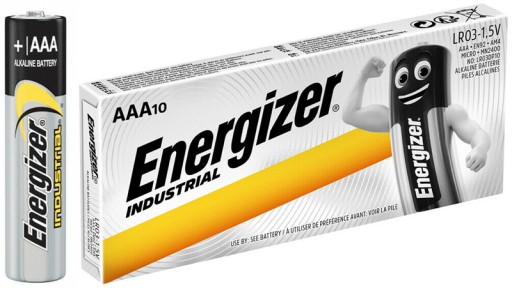 10x BATÉRIA ENERGIZER INDUSTRIAL LR03 AAA R03 R3