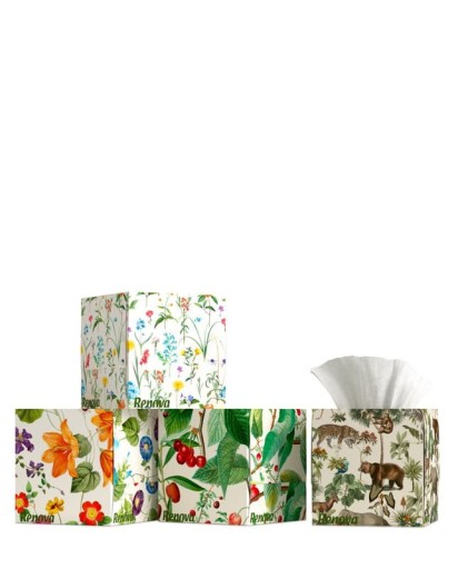 Renova Floral sťahovacie obrúsky 50 ks