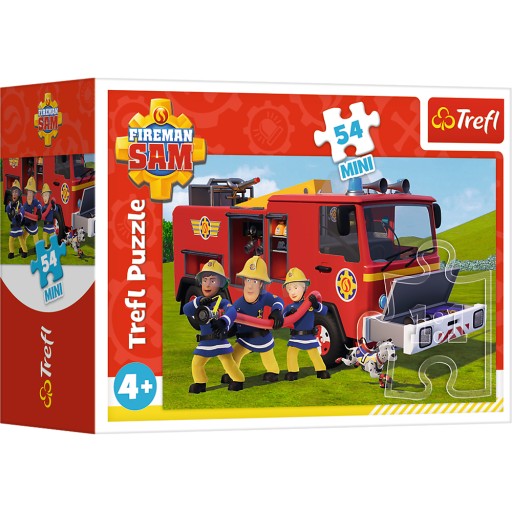 Puzzle 54 Mini Team Fireman Sam Guard 19760