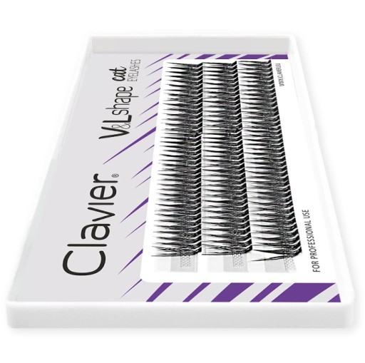 Clavier V&L Shape mačacie mihalnice L curl - 16 mm