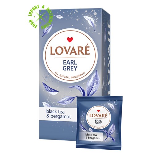 Čaje EARL GREY LOVARE 24 obálok