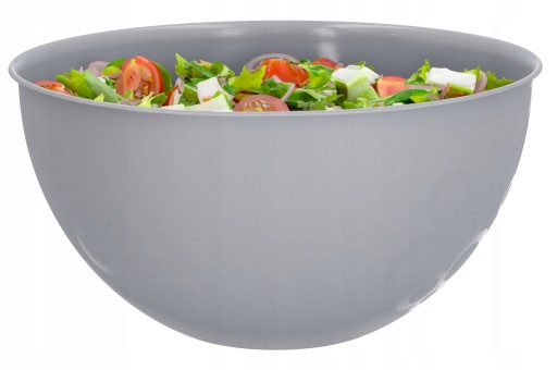 KUCHYŇSKÁ MISKA plast sivá 6l veľká okrúhla priemer 28cm ohybná