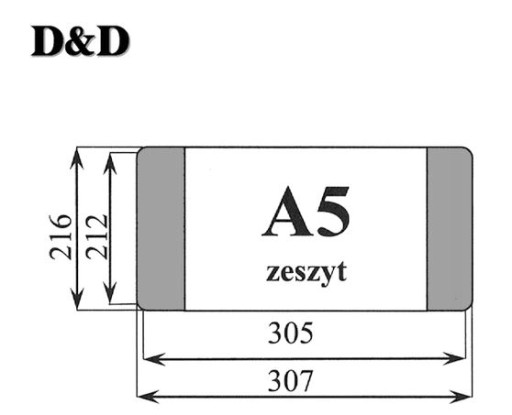 Obal na zošit A5 D&D