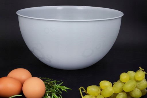 KUCHYŇSKÁ MISKA plast sivá 6l veľká okrúhla priemer 28cm ohybná