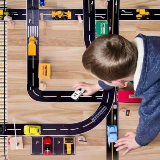 CESTNÁ PÁSKA PRE DETI, SAMOLEPIACE ULIČNÉ PÁSKY NA OZUBENÉ KOLEČKY, LEPIACE