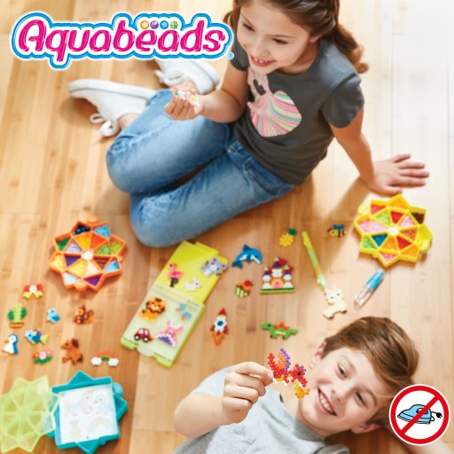 Aquabeads Svetlozelené plné korálky 32538