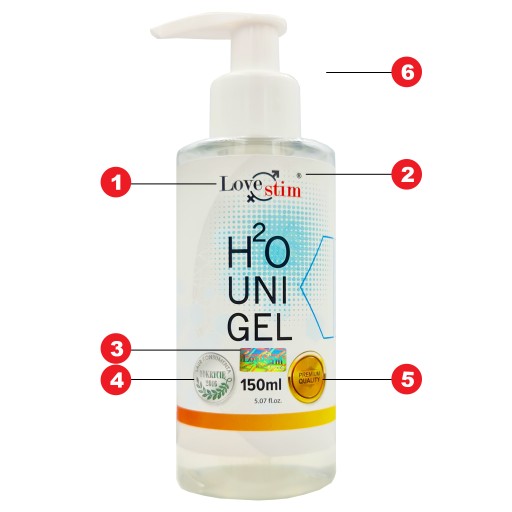 Lubrikant H2O UNI GEL 150 ml na vodnej báze