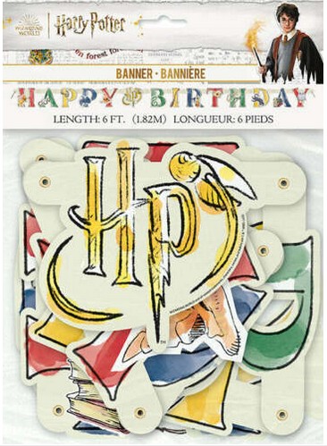 Happy Birthday Harry Potter narodeninový banner 182 cm
