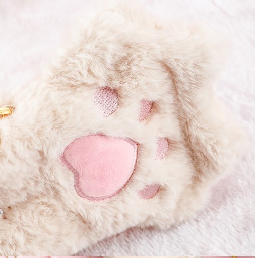 KOZMETICKÁ TAŠKA PLYŠOVÁ TAŠKA MAČKA MAČIATKA PAW RO