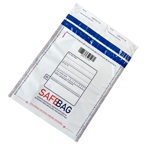 C3 biela bezpečná obálka SafeBag (335x475+35)